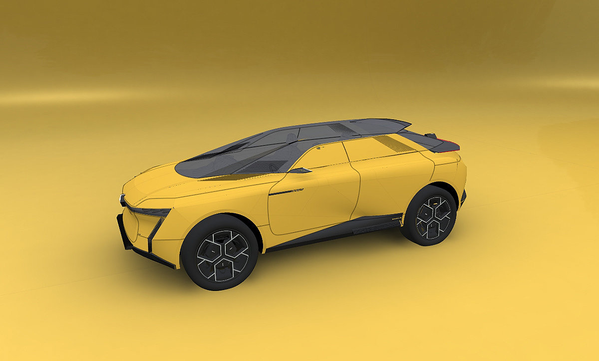 Dudu Beard，Reno rVSV á，Automobile design，Streamlined design，Renault Rvsvá，