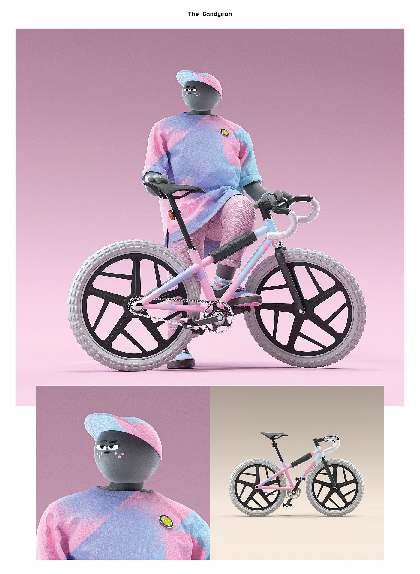 Cycl:R，NFT，Program bicycle，3d，