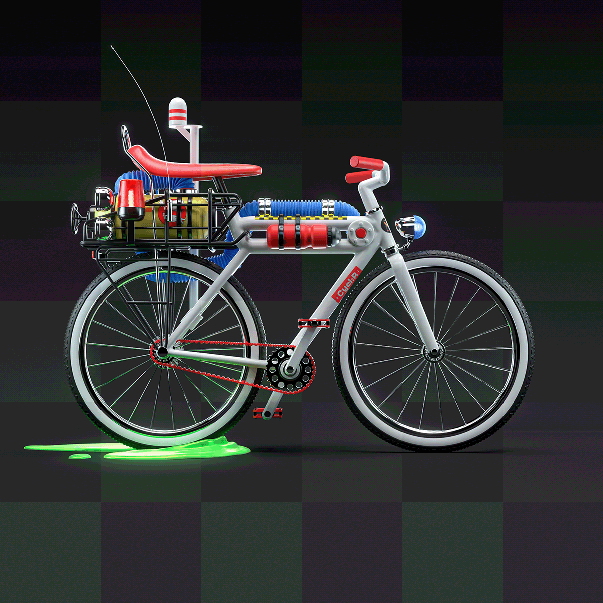 Cycl:R，NFT，Program bicycle，3d，