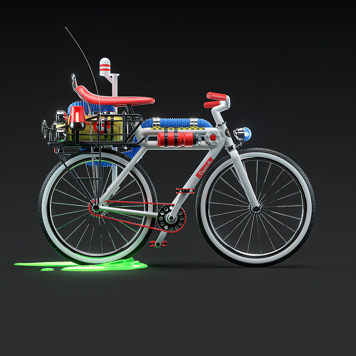 Cycl:R，NFT，Program bicycle，3d，