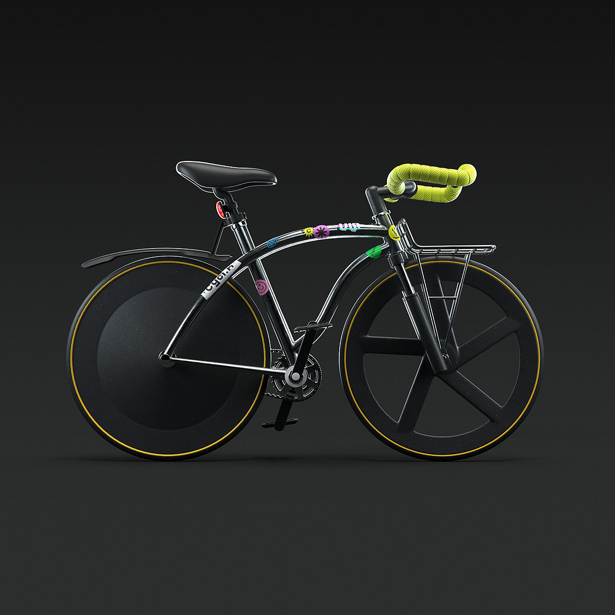 Cycl:R，NFT，Program bicycle，3d，