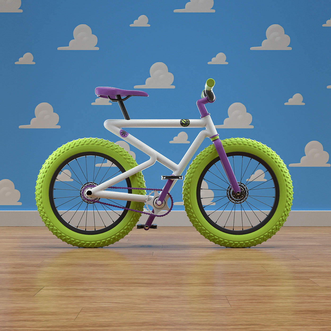 Cycl:R，NFT，Program bicycle，3d，