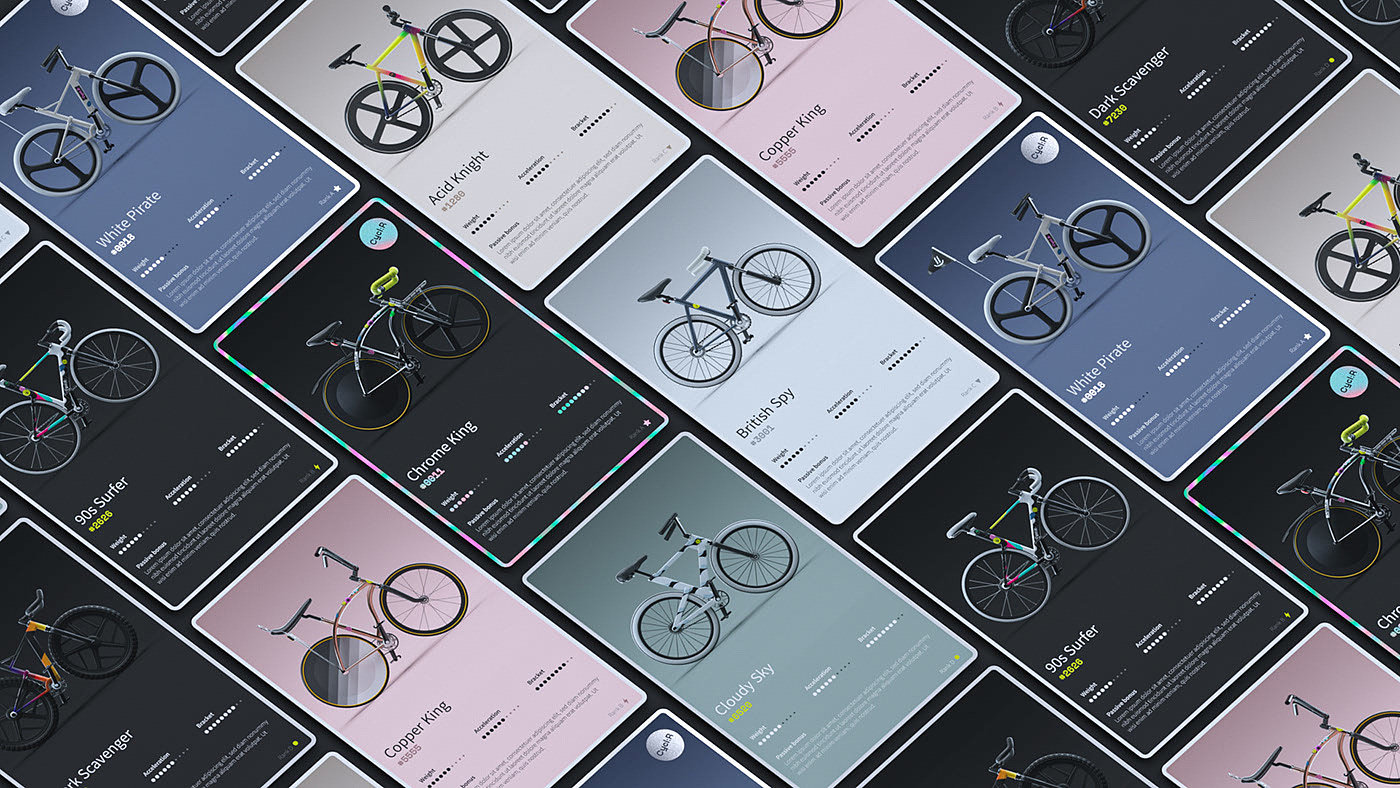 Cycl:R，NFT，Program bicycle，3d，