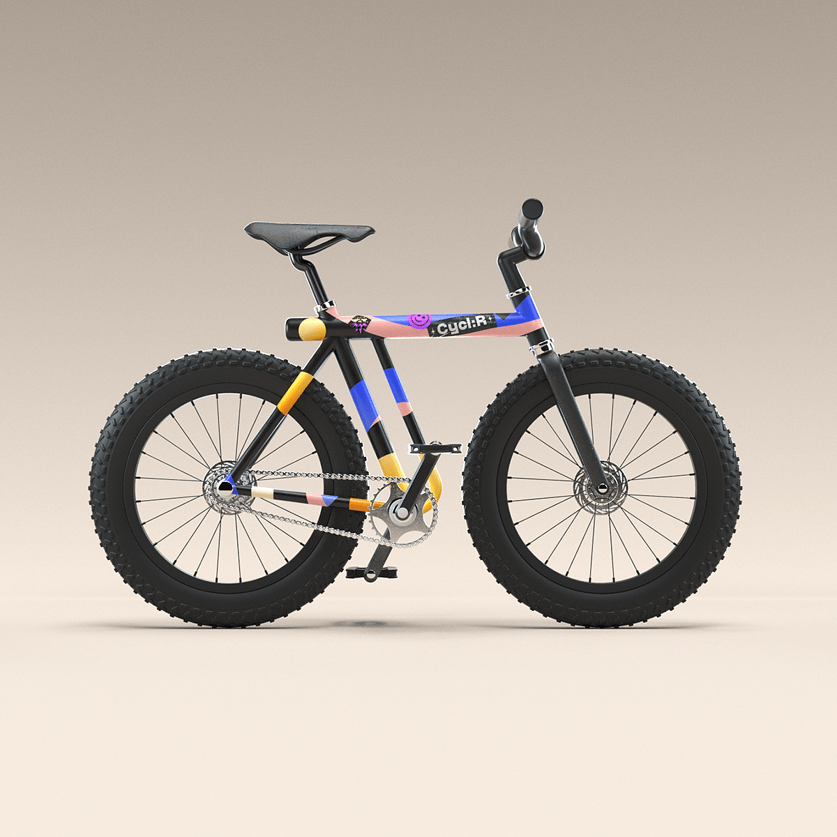 Cycl:R，NFT，Program bicycle，3d，