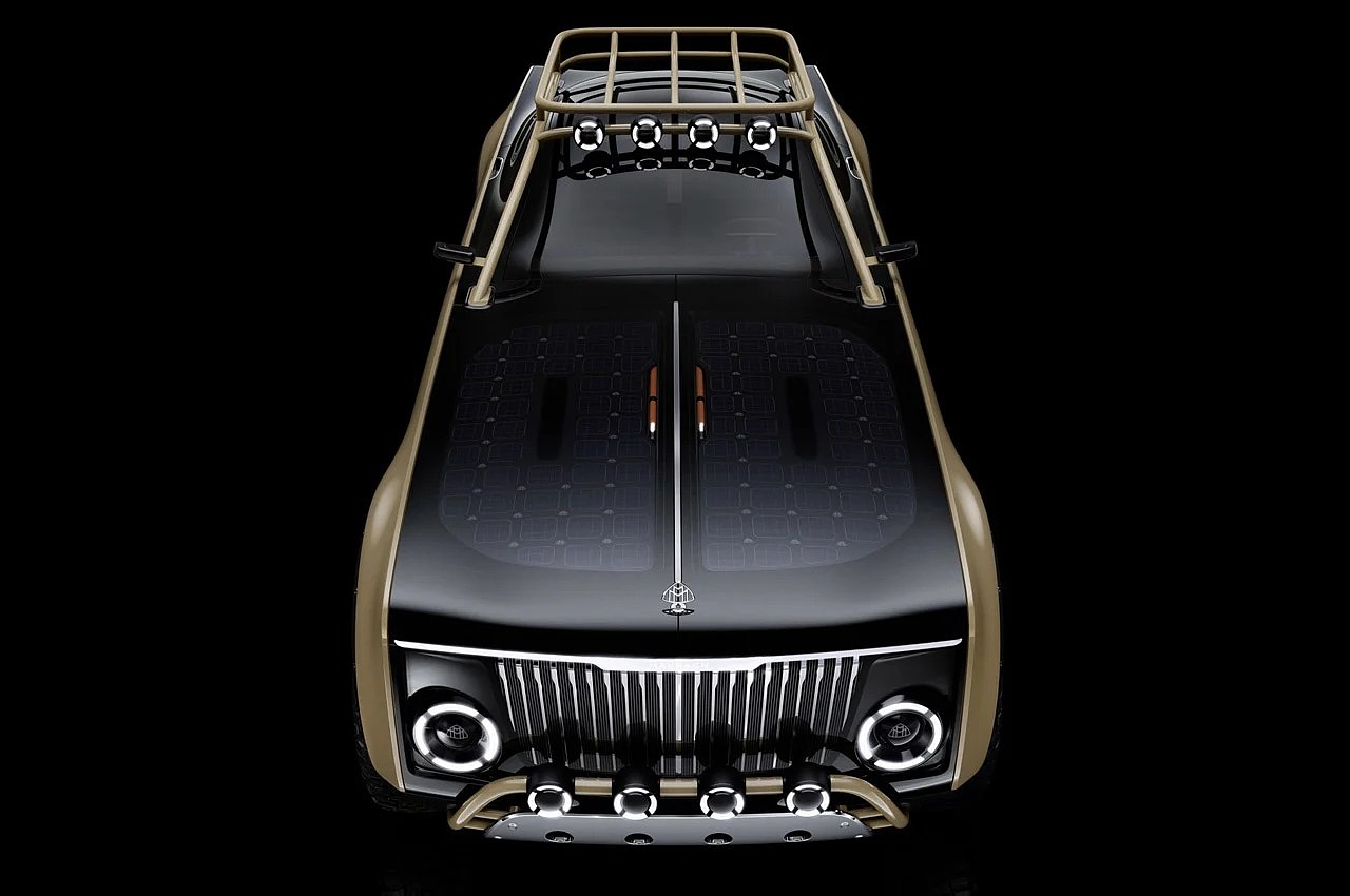 Mercedes Benz，Virgil abloh project，Maybach coupe SUV，VIRGIL，Automobile design，Electric concept Coupe，