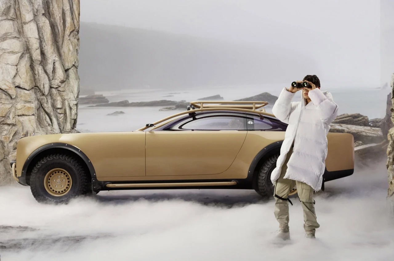 Mercedes Benz，Virgil abloh project，Maybach coupe SUV，VIRGIL，Automobile design，Electric concept Coupe，