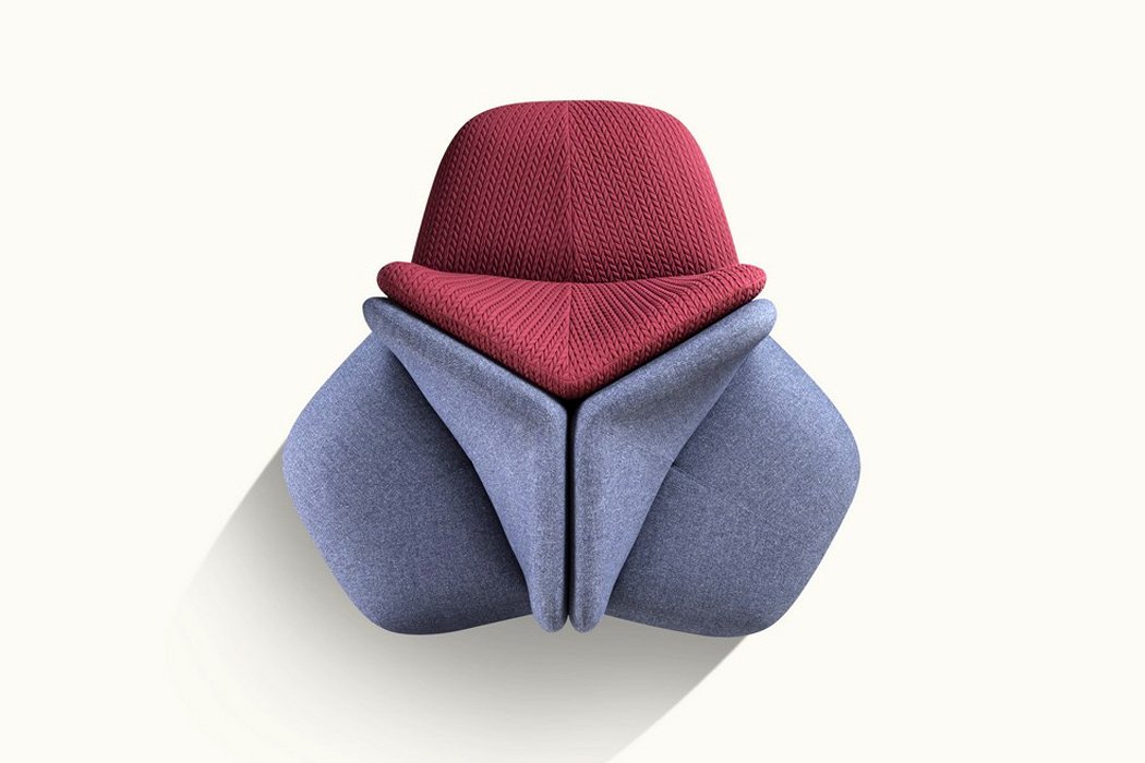 E-GGS for Miniforms，Botera armchair，Plush armchair series，Modular system，