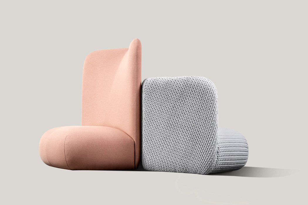 E-GGS for Miniforms，Botera armchair，Plush armchair series，Modular system，