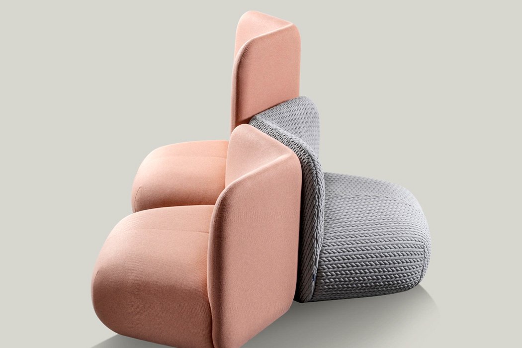 E-GGS for Miniforms，Botera armchair，Plush armchair series，Modular system，