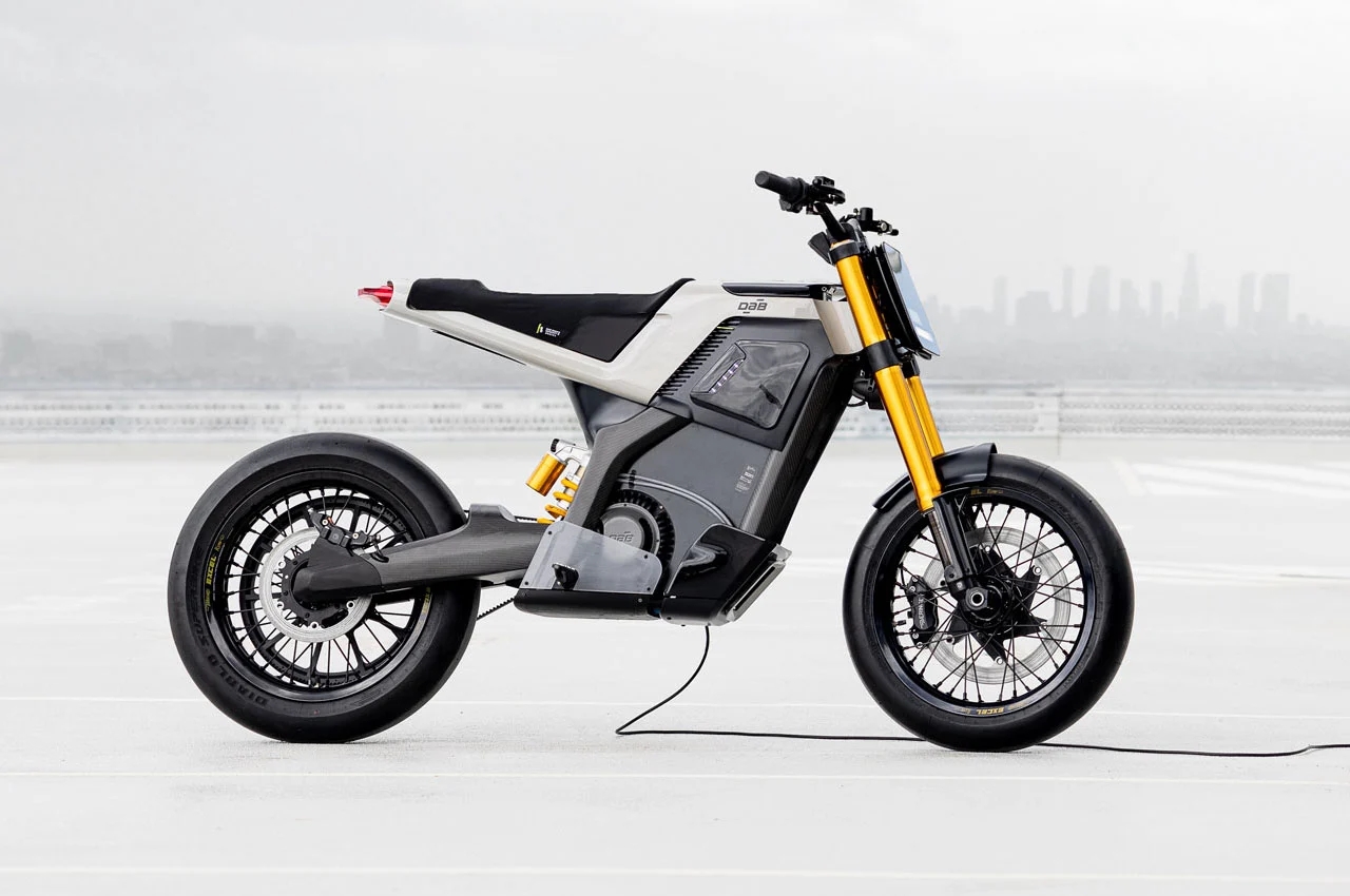 sleek dab 全电动超级摩托车造型 轻量化美学,重新定义城市交通!