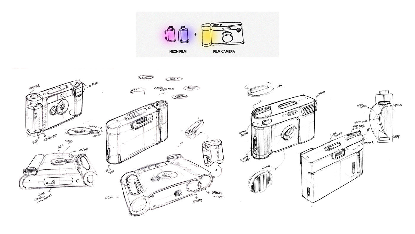 Balenciaga，film camera ，Filter，product design，