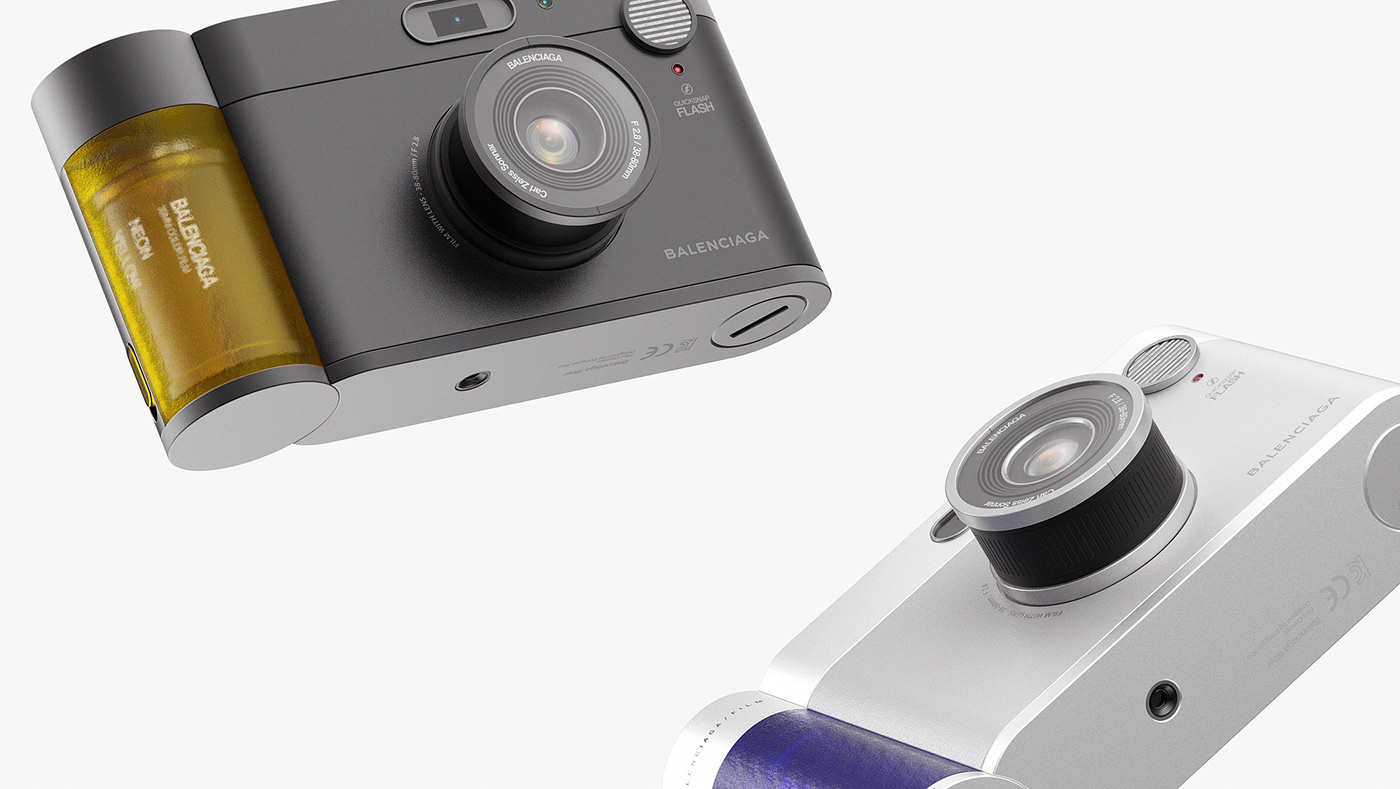 Balenciaga，film camera ，Filter，product design，