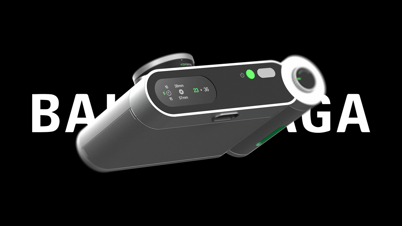 Balenciaga，film camera ，Filter，product design，