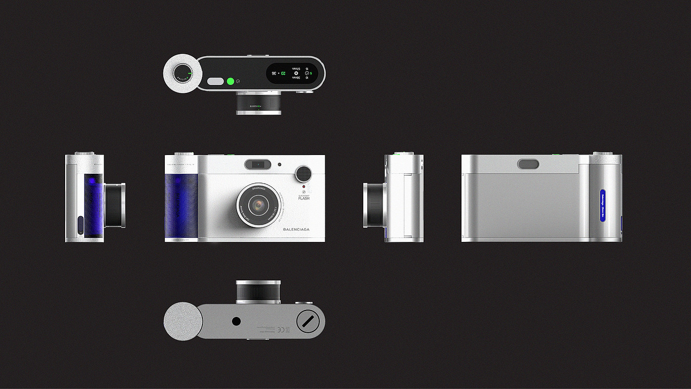 Balenciaga，film camera ，Filter，product design，