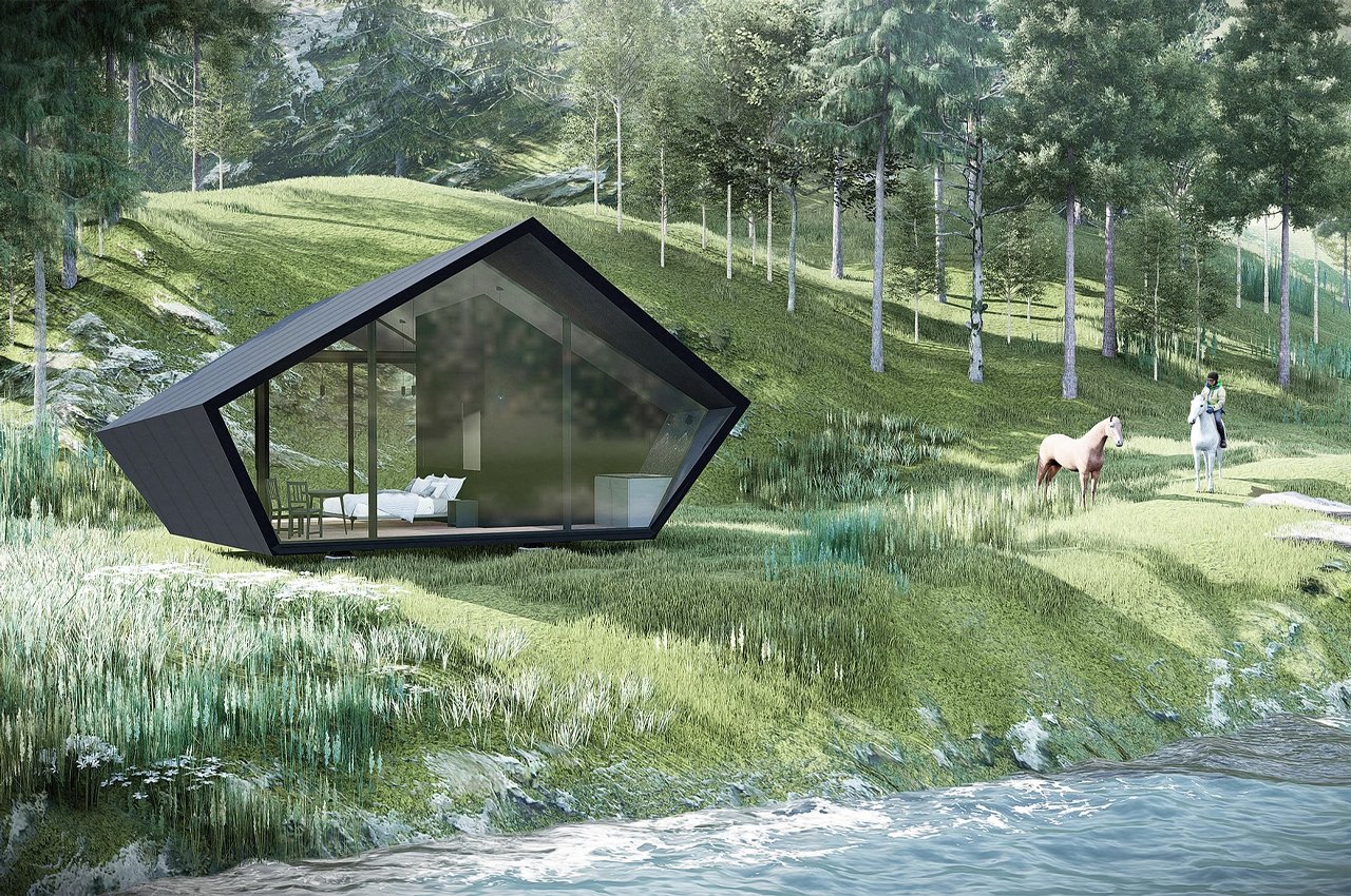 house，pentagon，Wooden house，