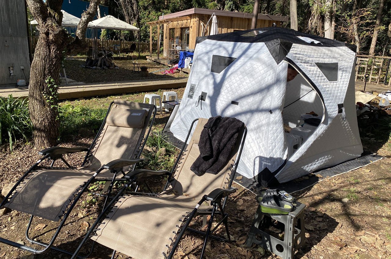 Tent，furnace，sauna，