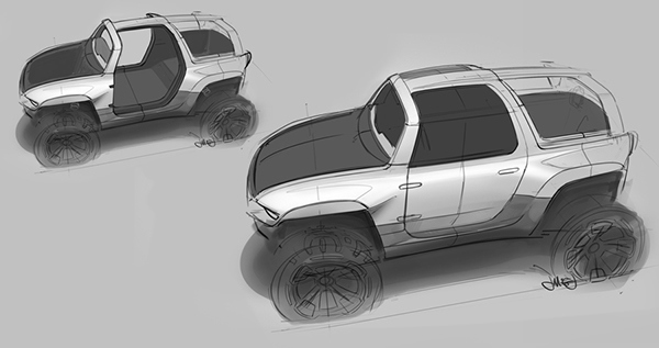 Tesla，Electric，Off-road vehicle，Automobile design，product design，