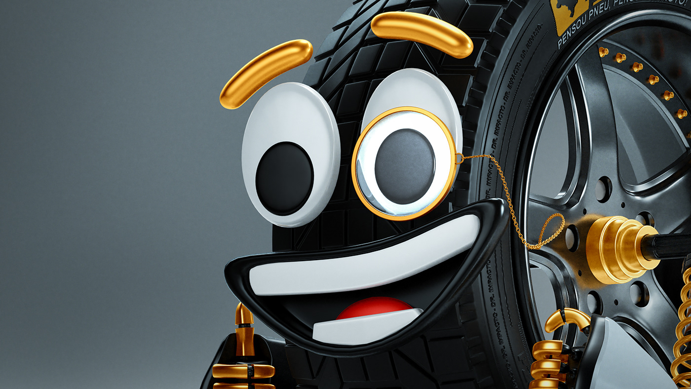 Impact prime，tyre，mascot，