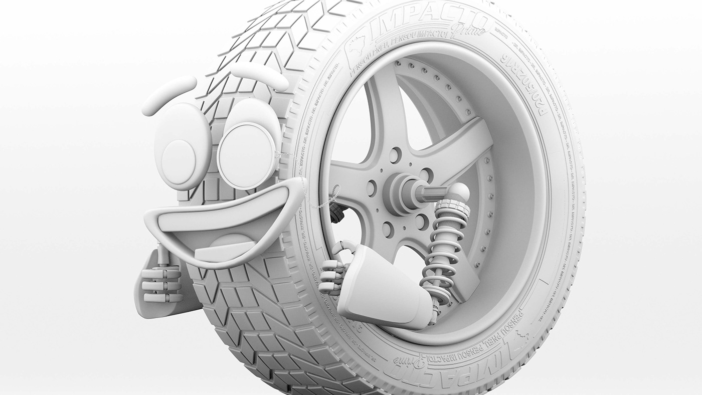 Impact prime，tyre，mascot，