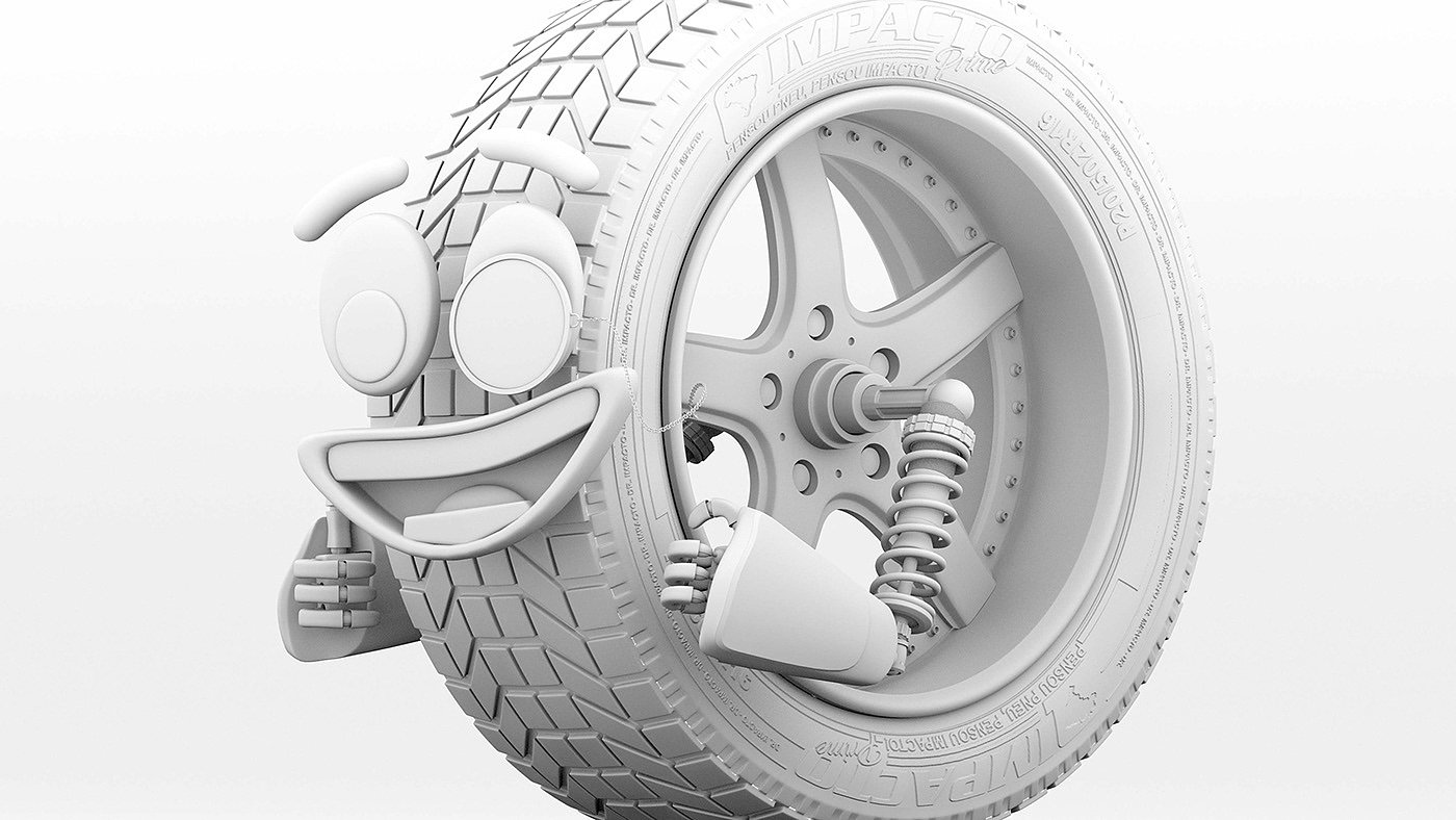Impact prime，tyre，mascot，