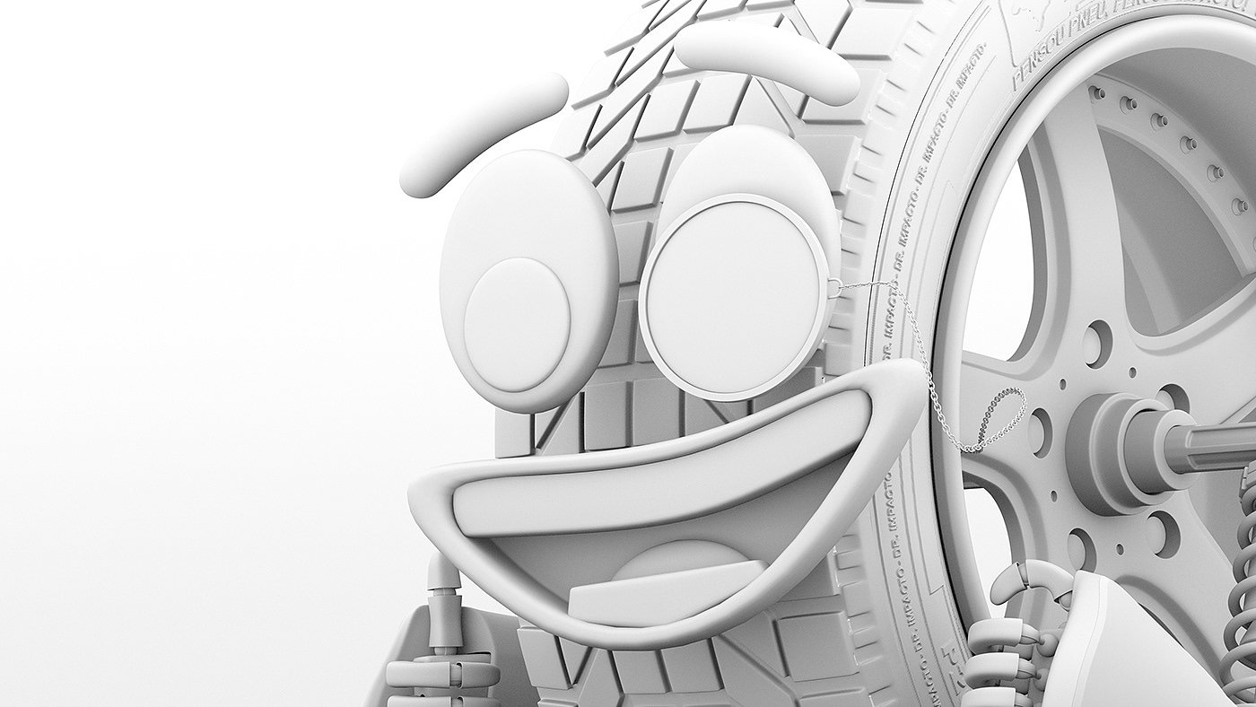 Impact prime，tyre，mascot，