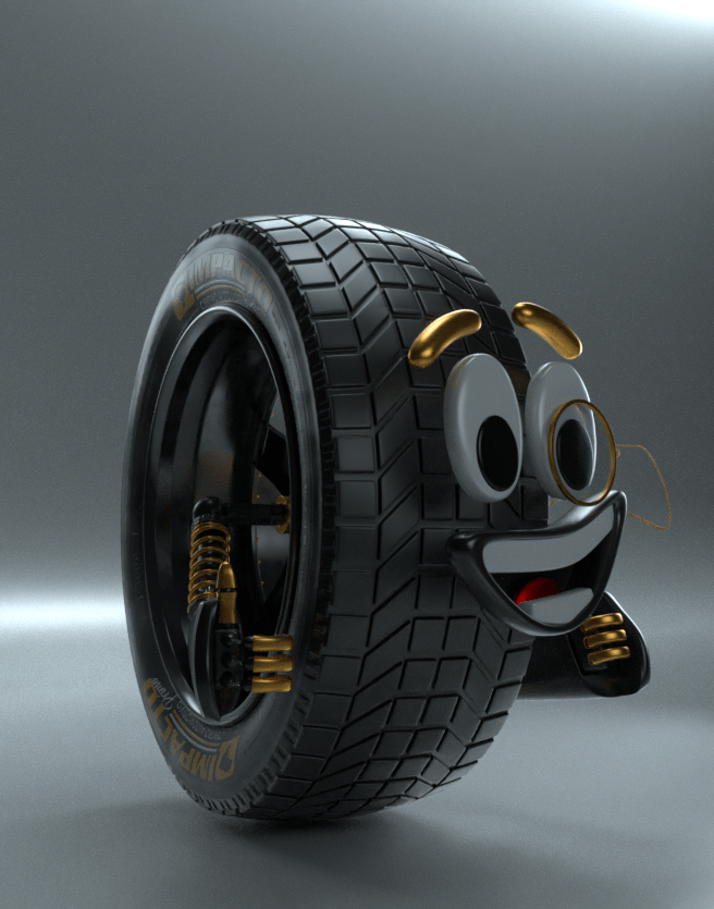 Impact prime，tyre，mascot，