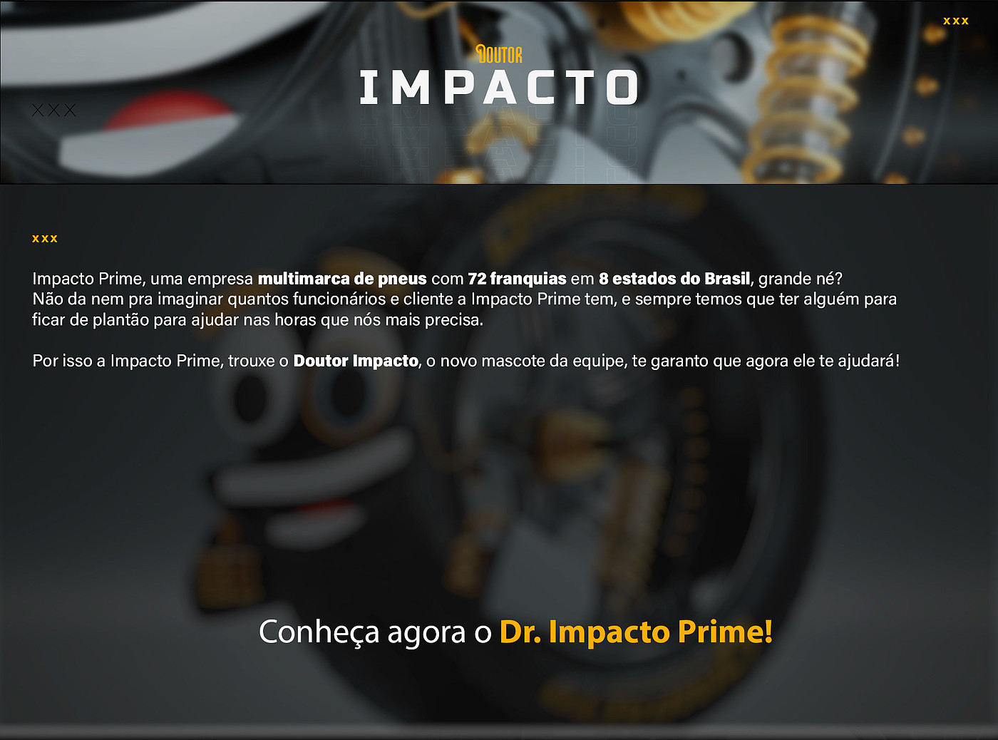 Impact prime，tyre，mascot，