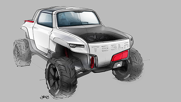 Tesla，Electric，Off-road vehicle，Automobile design，product design，