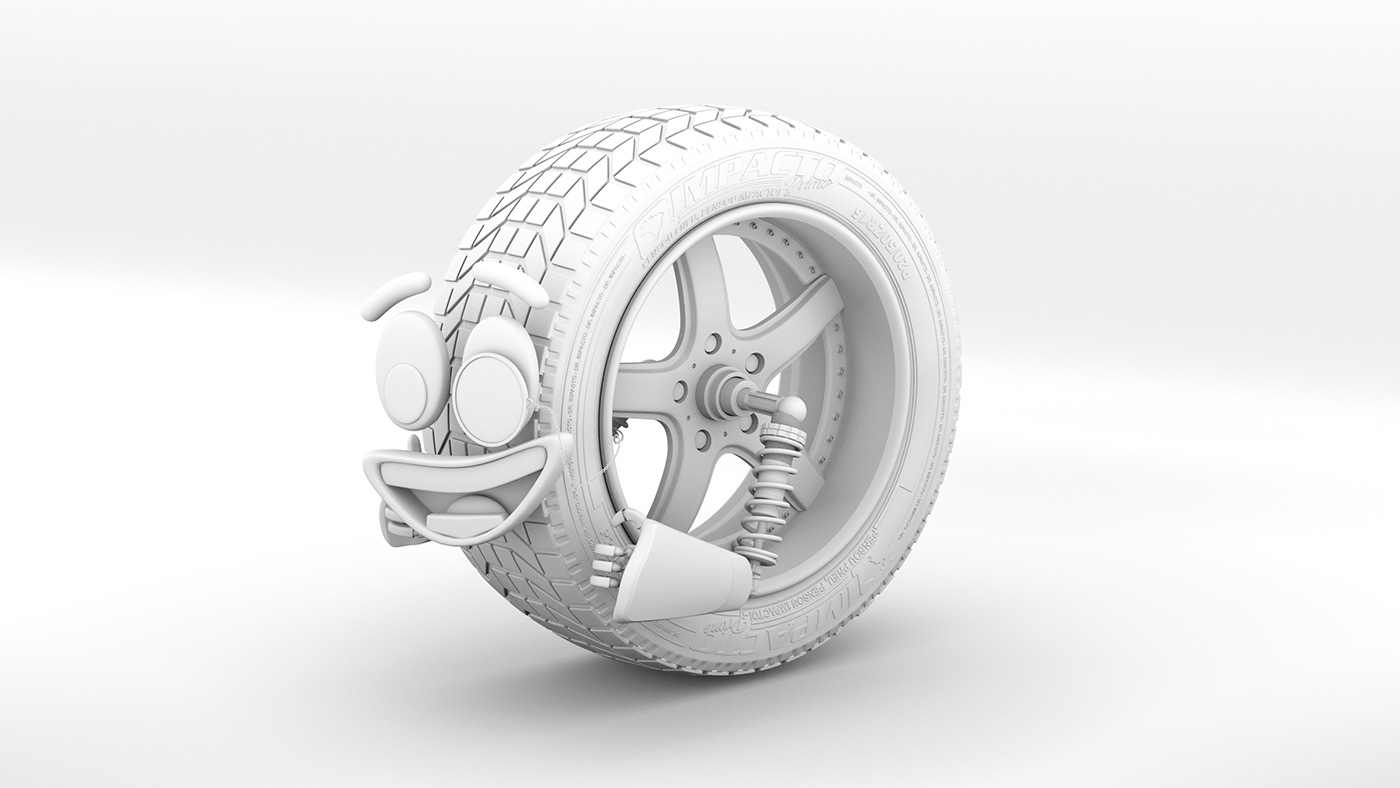 Impact prime，tyre，mascot，