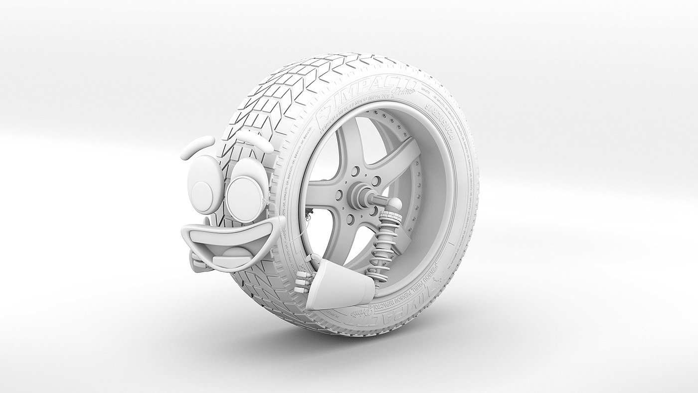 Impact prime，tyre，mascot，