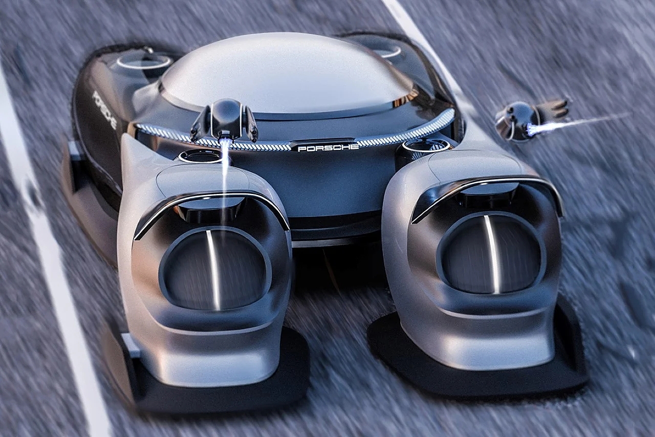 Porsche，Concept Car，future，