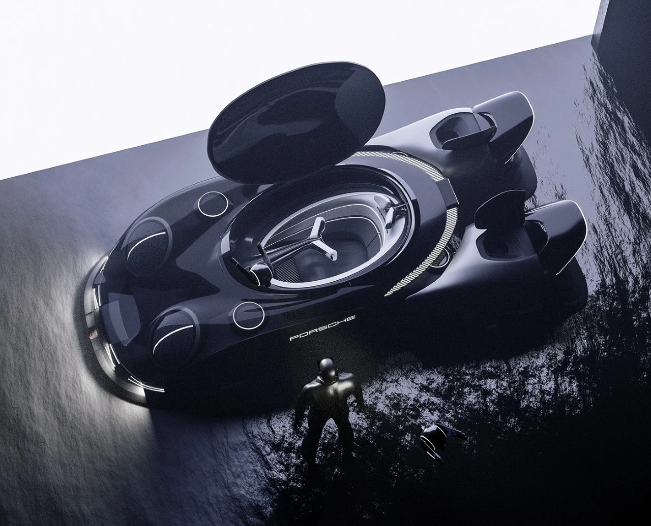 Porsche，Concept Car，future，