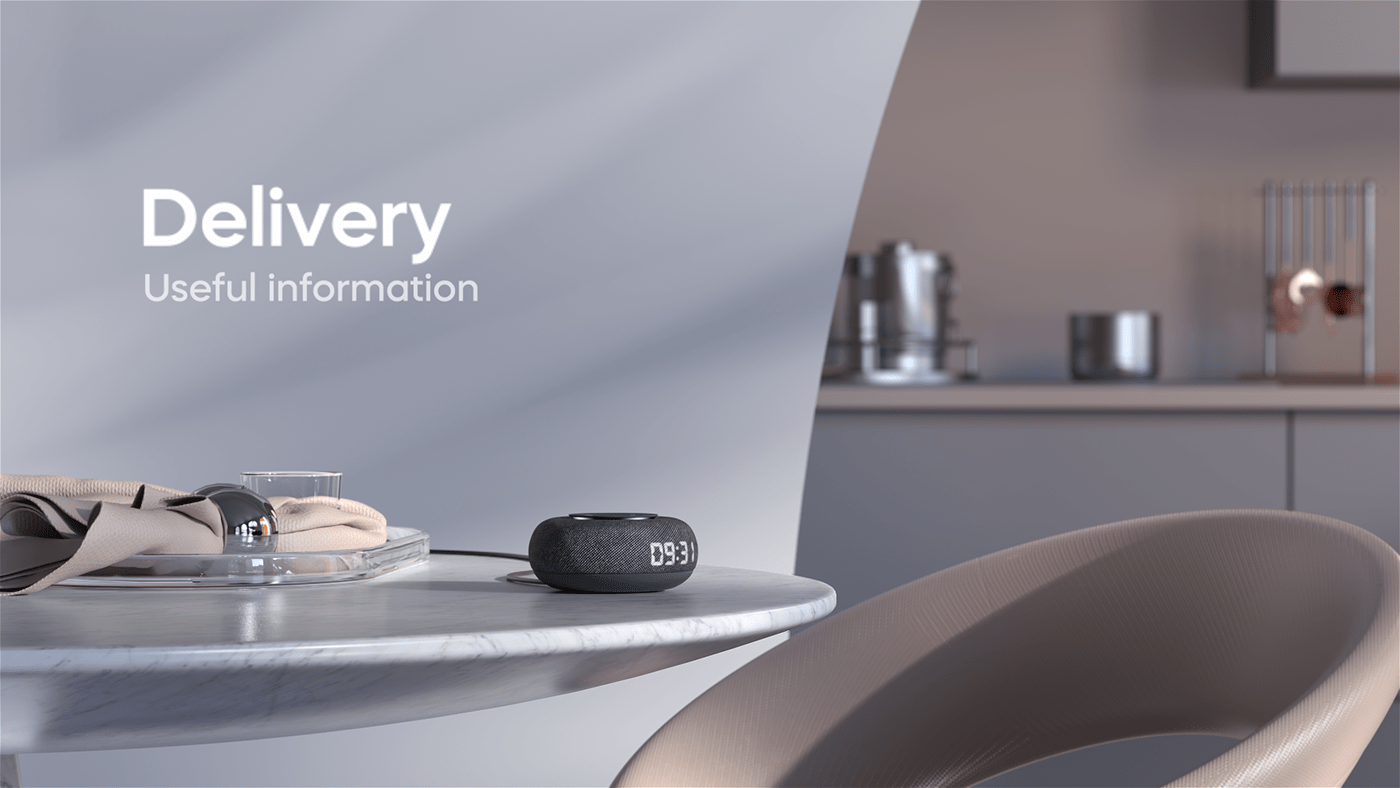 speaker，Clock，c4d，