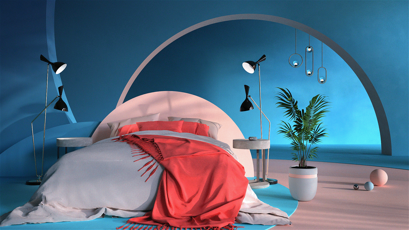 speaker，Clock，c4d，