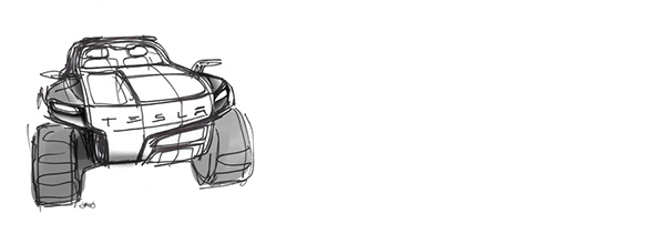 Tesla，Electric，Off-road vehicle，Automobile design，product design，