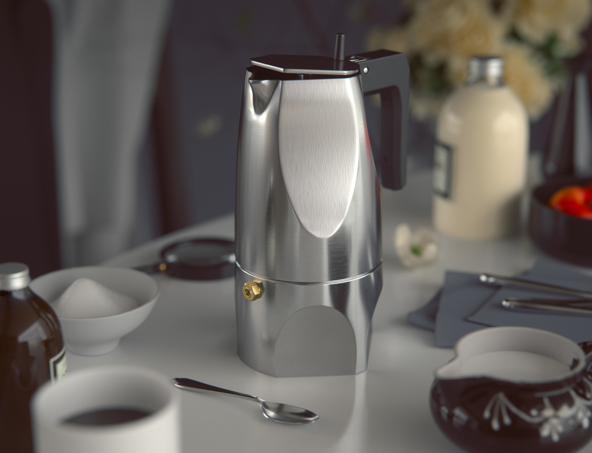 Rendering，3d，headset，lamp，bottle，pot，pot，chair，stool，