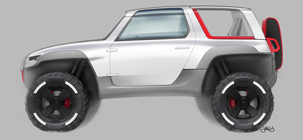 Tesla，Electric，Off-road vehicle，Automobile design，product design，
