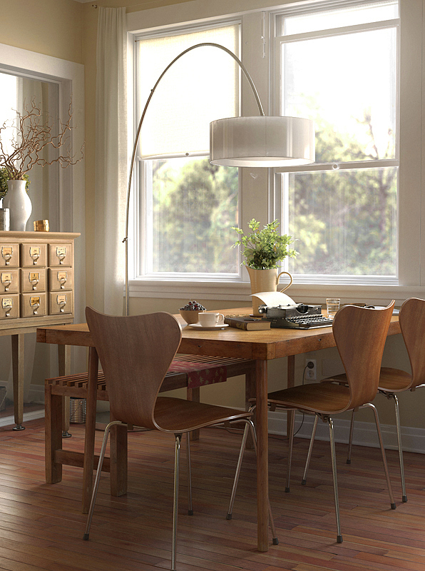Rendering，3d，headset，lamp，bottle，pot，pot，chair，stool，