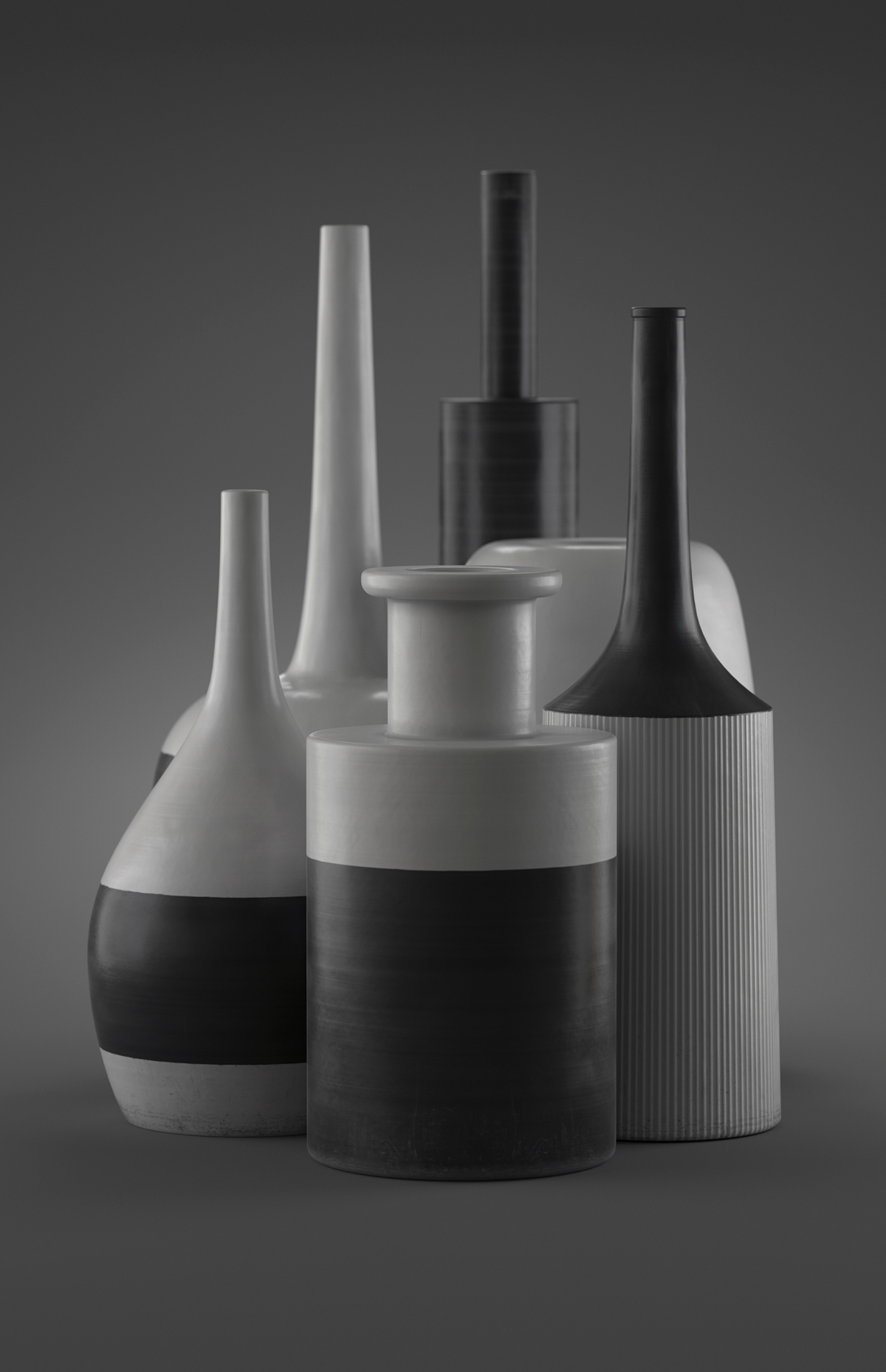 Rendering，3d，headset，lamp，bottle，pot，pot，chair，stool，