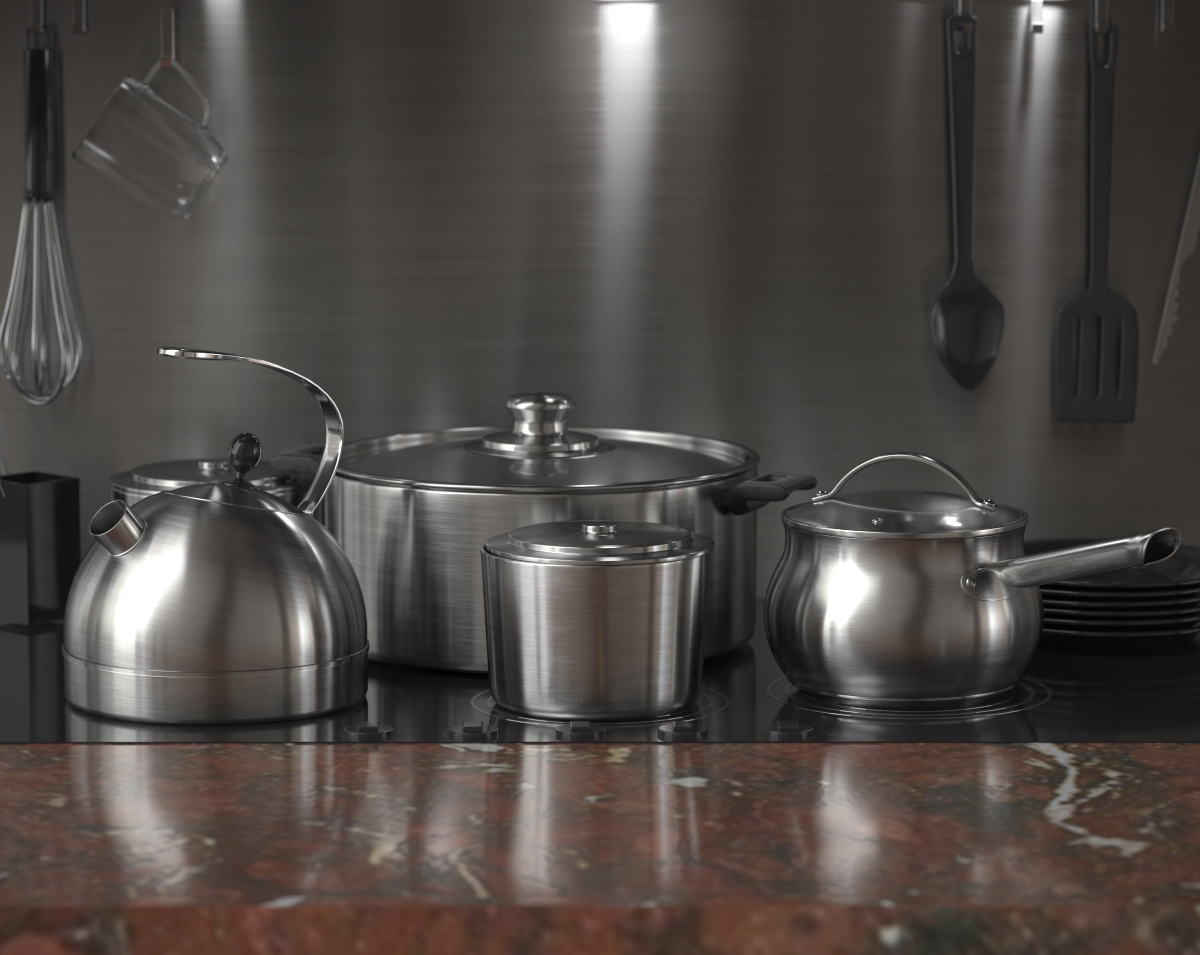 Rendering，3d，headset，lamp，bottle，pot，pot，chair，stool，