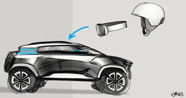 Tesla，Electric，Off-road vehicle，Automobile design，product design，