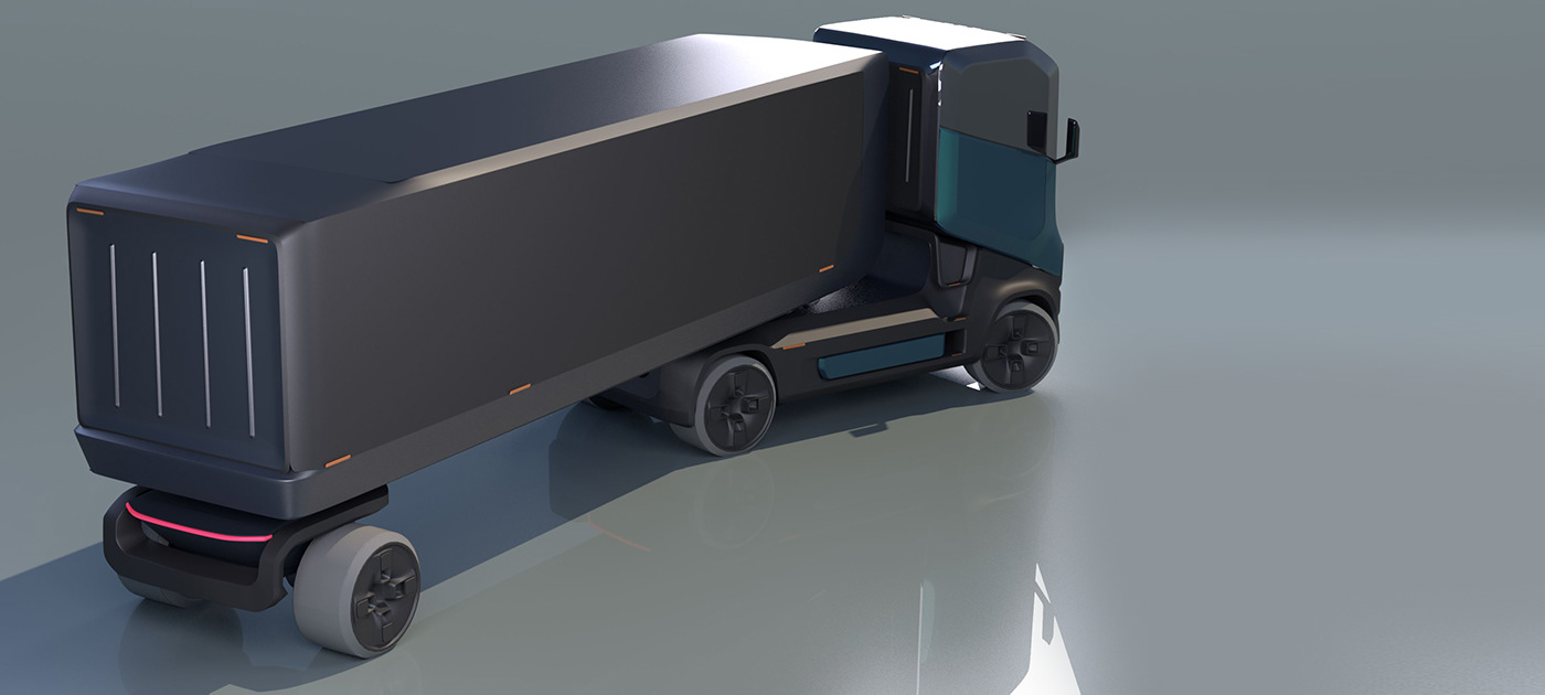 Spencer Schulte，truck，Rivian Semi Truck，