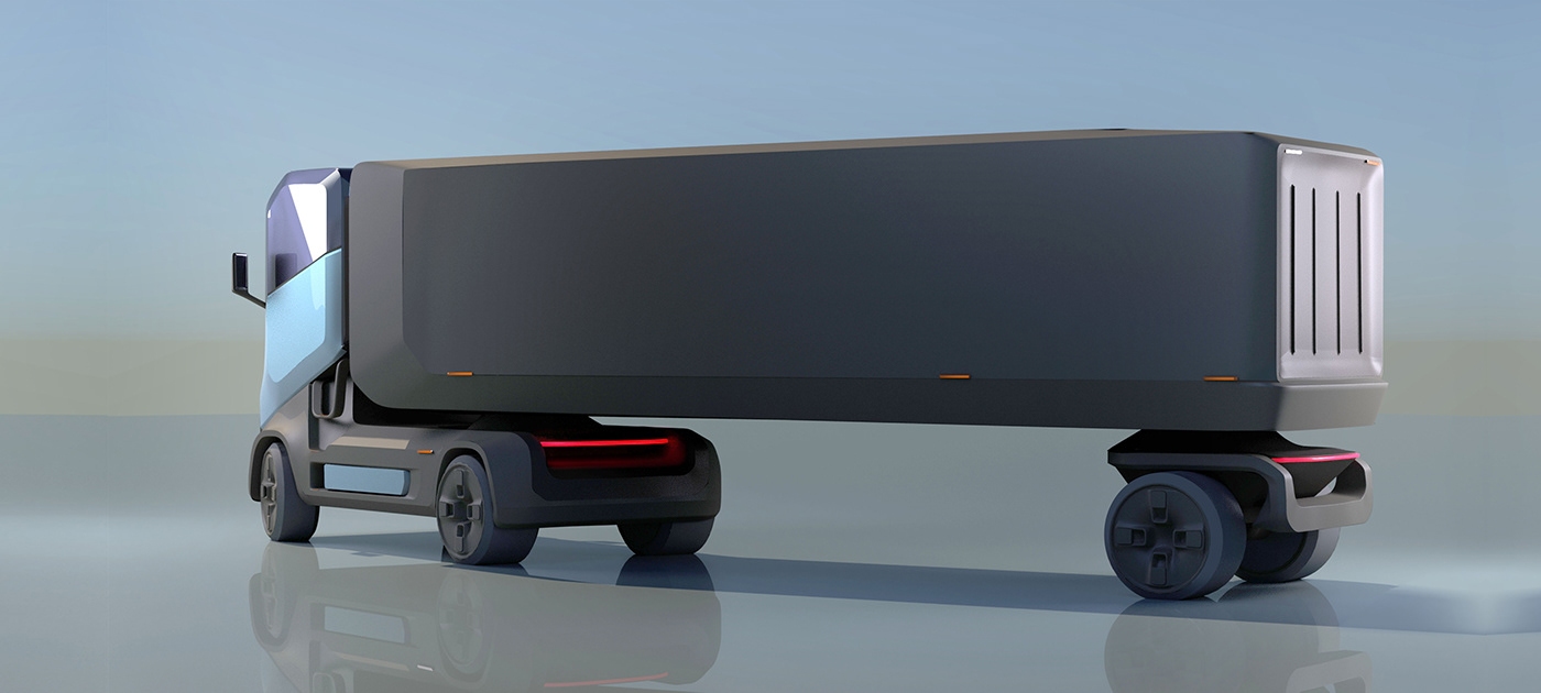 Spencer Schulte，truck，Rivian Semi Truck，