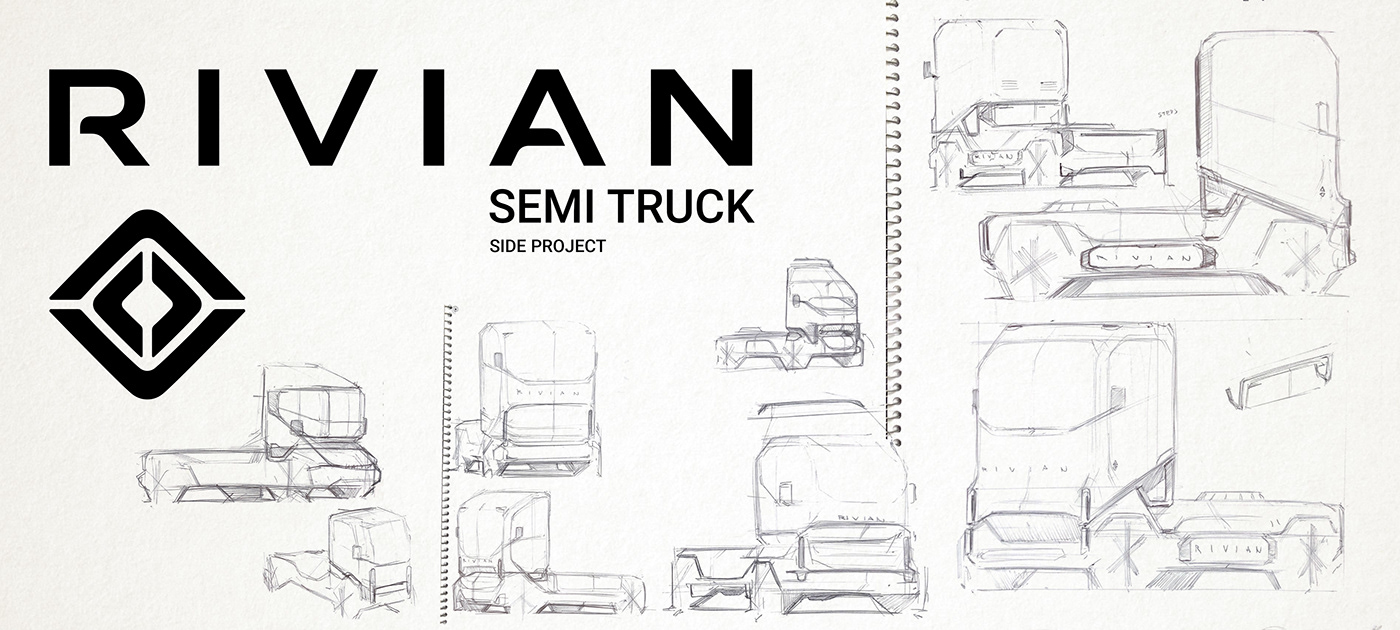 Spencer Schulte，truck，Rivian Semi Truck，