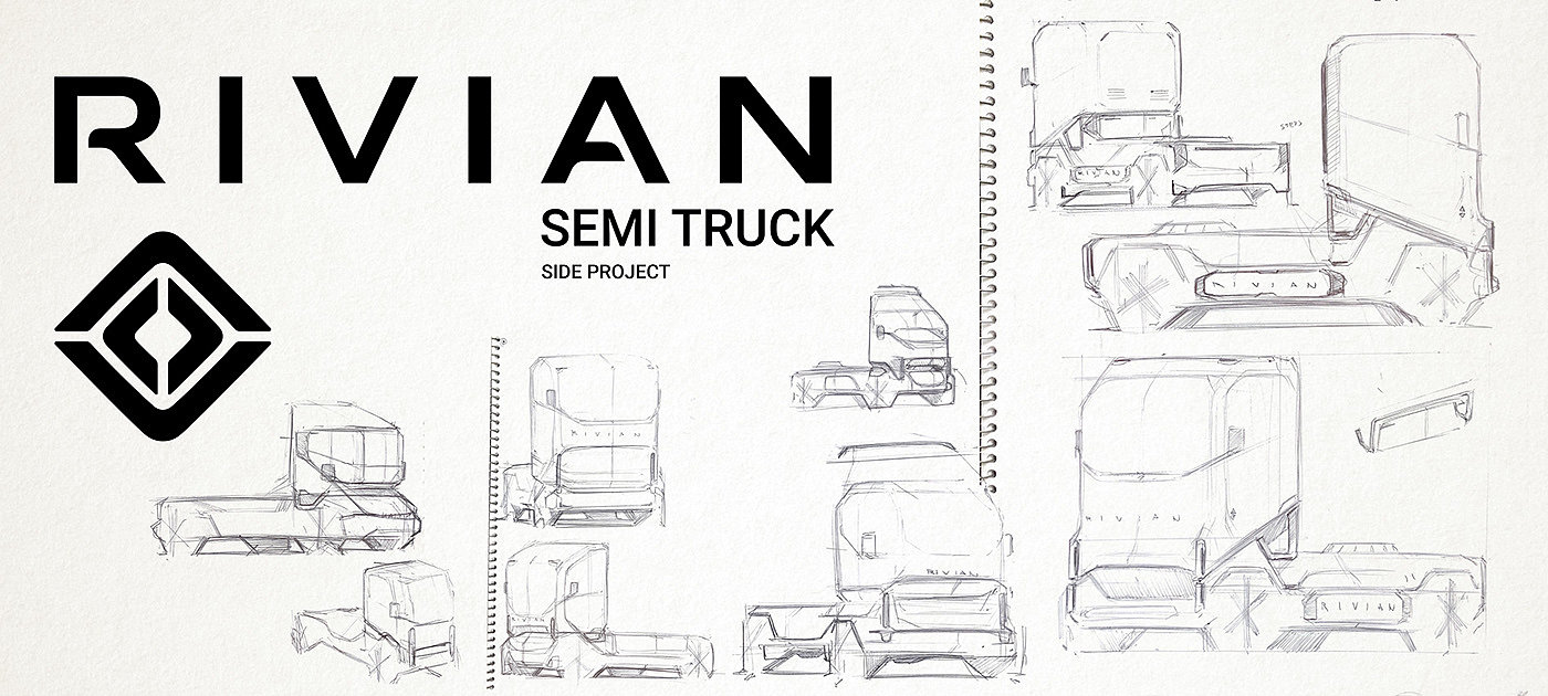 Spencer Schulte，卡车，Rivian Semi Truck，