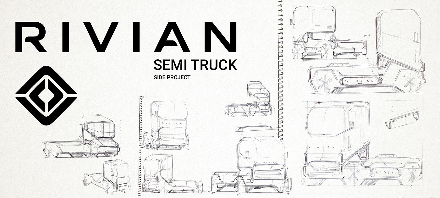Spencer Schulte，truck，Rivian Semi Truck，