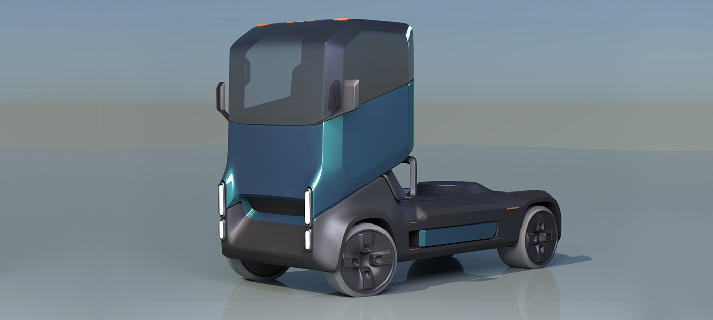 Spencer Schulte，truck，Rivian Semi Truck，