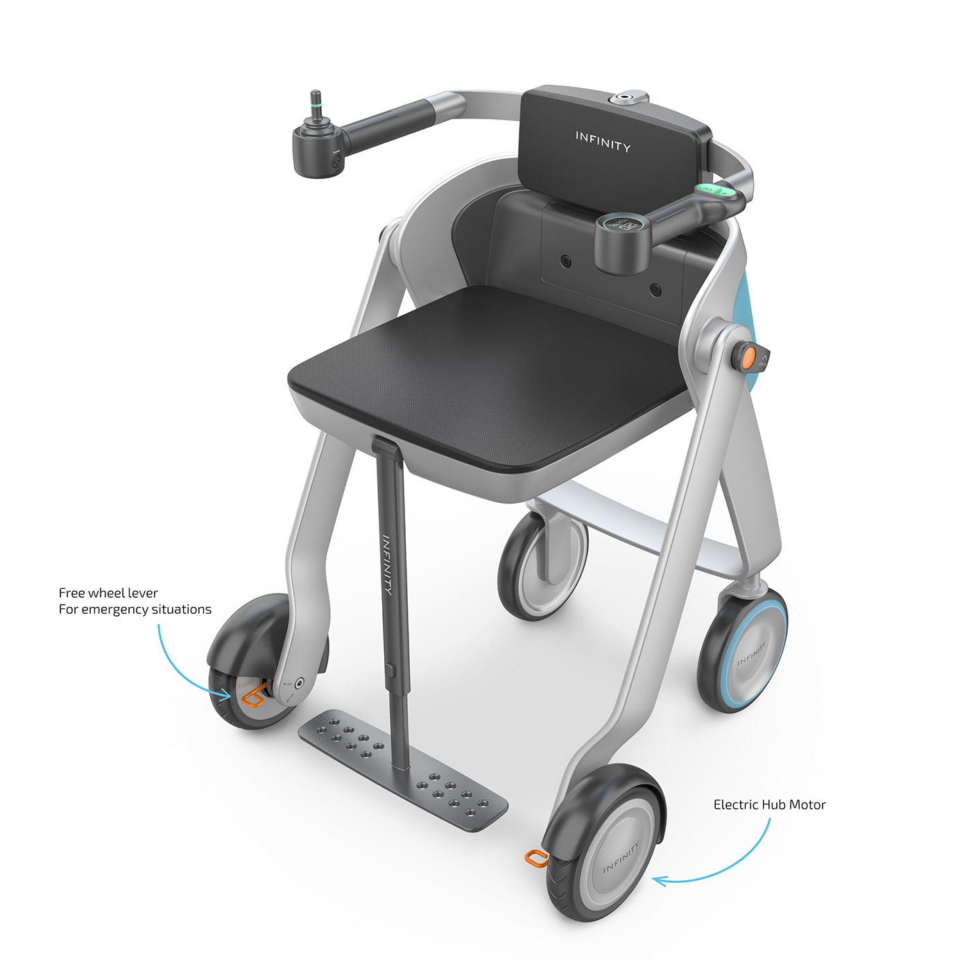 M. Namayandegi，Infinity，Walking aid，Walking chair，