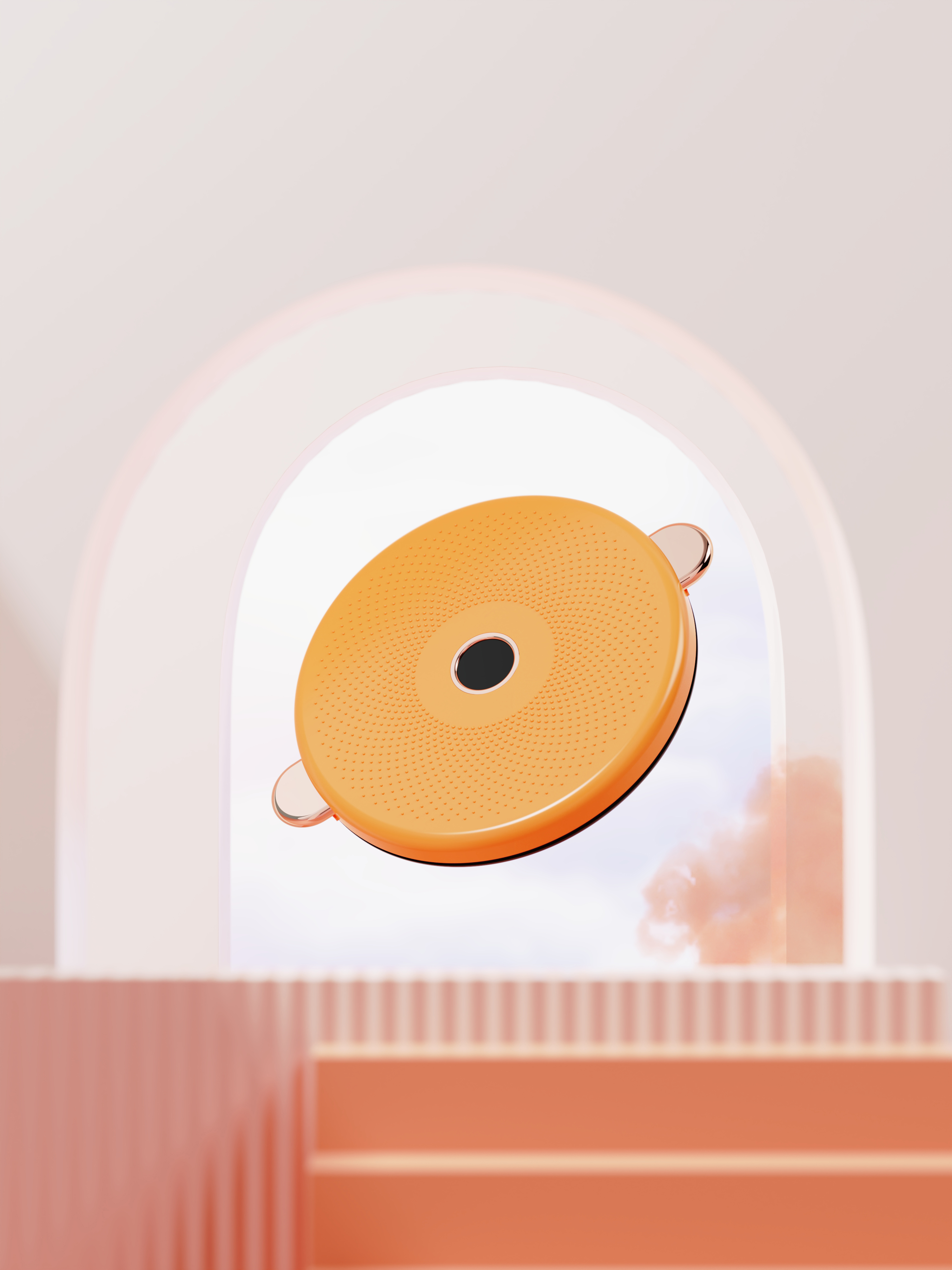 Waist twisting disc, fitness，