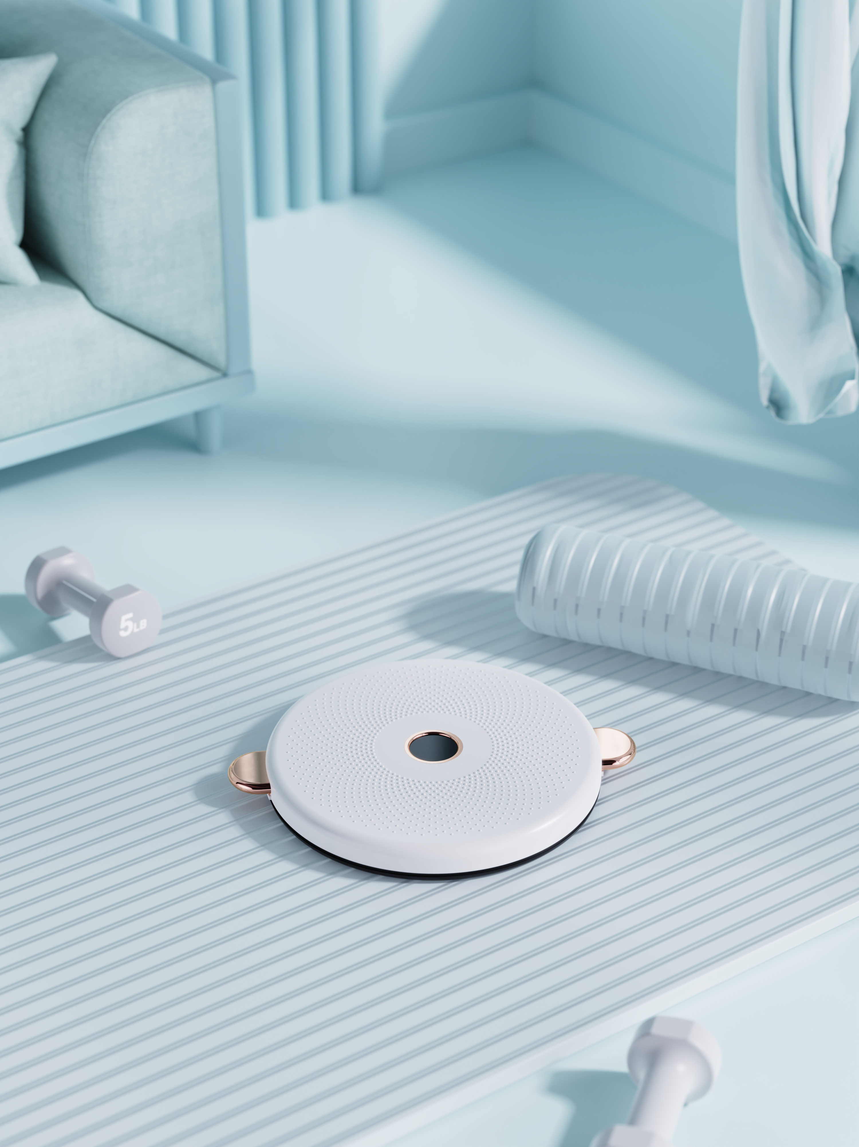 Waist twisting disc, fitness，